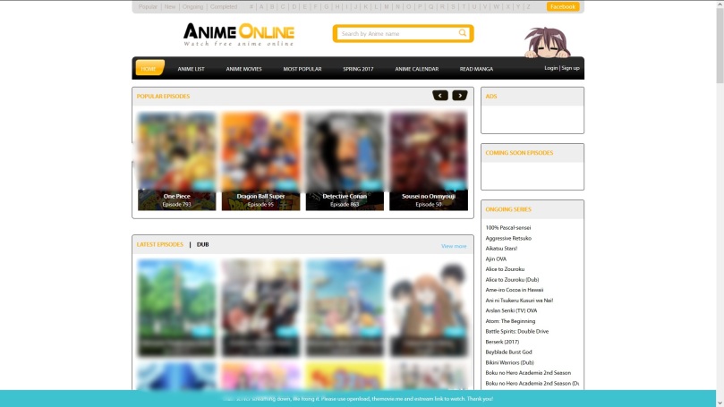 Schaue Animes kostenlso auf Animeonlinehere.net